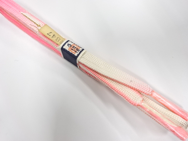 未使用品　正絹　手組帯締め